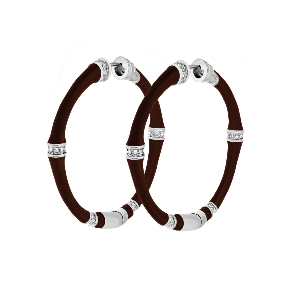 Bamboo Earrings — Hoop