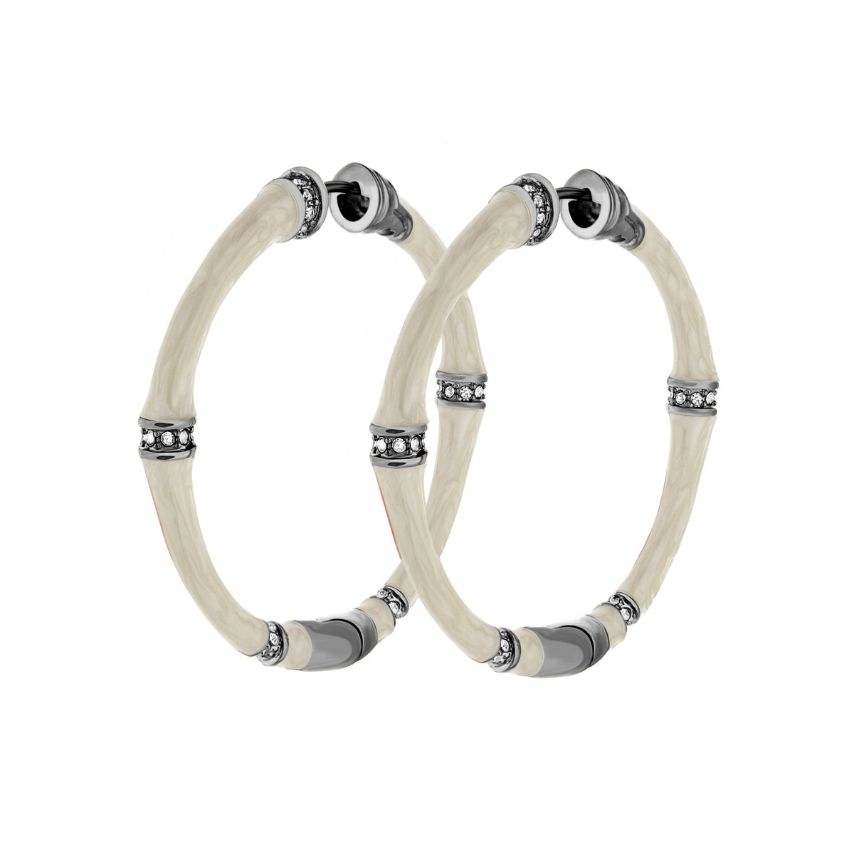 Bamboo Earrings — Hoop