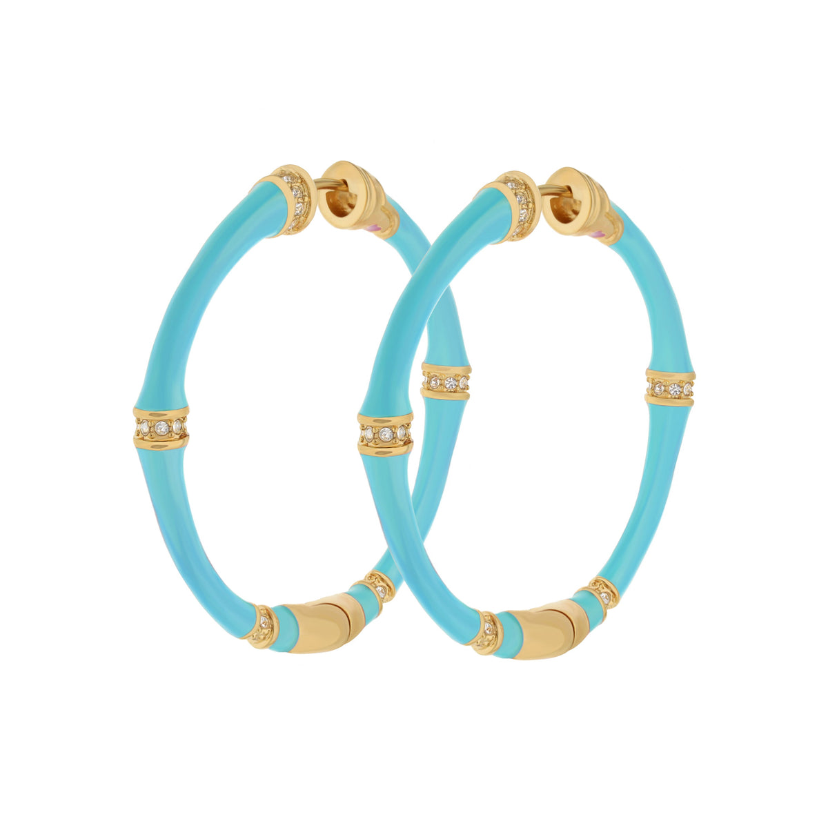 Bamboo Earrings — Hoop