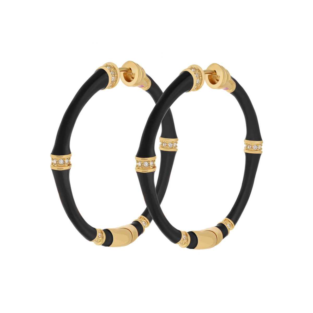 Bamboo Earrings — Hoop