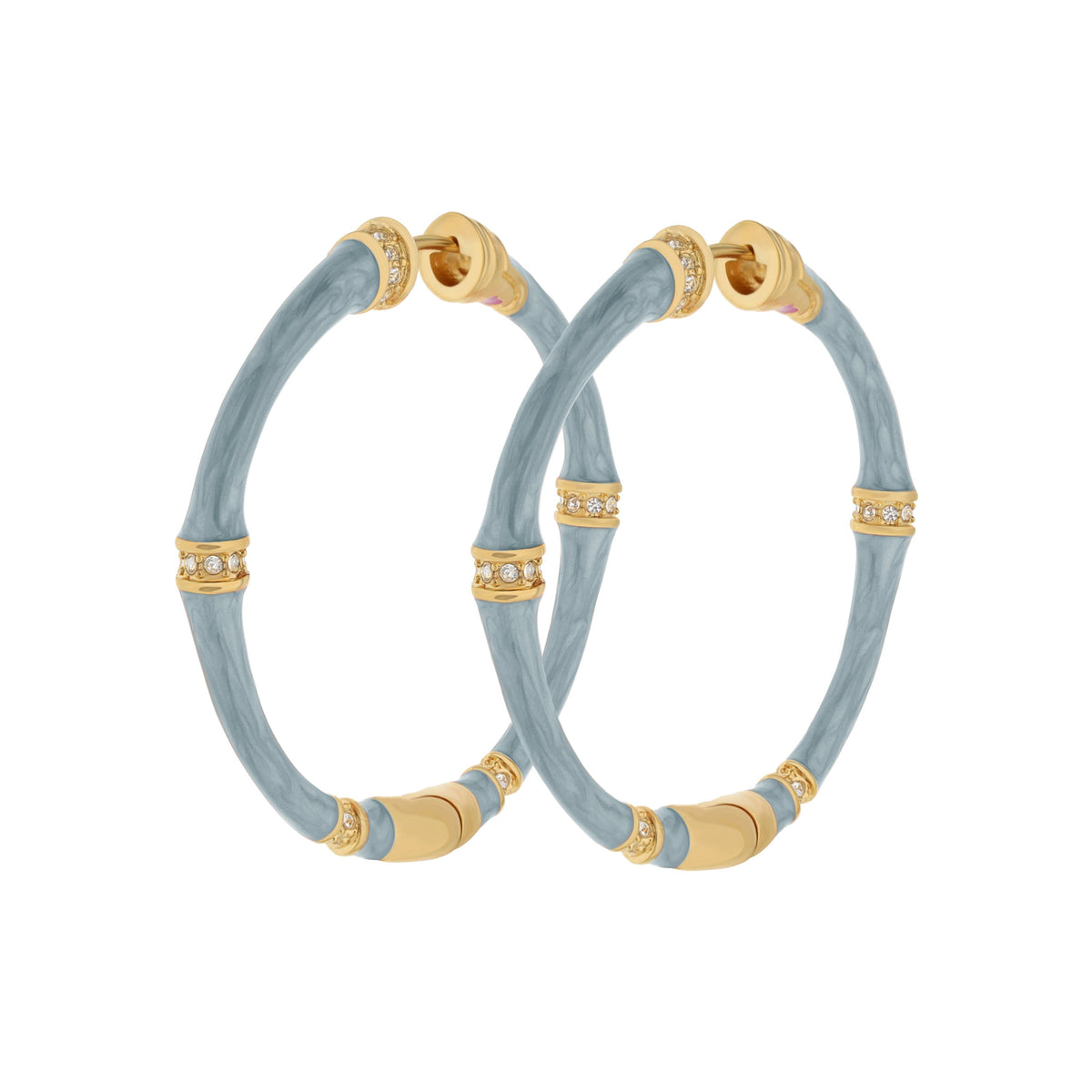 Bamboo Earrings — Hoop