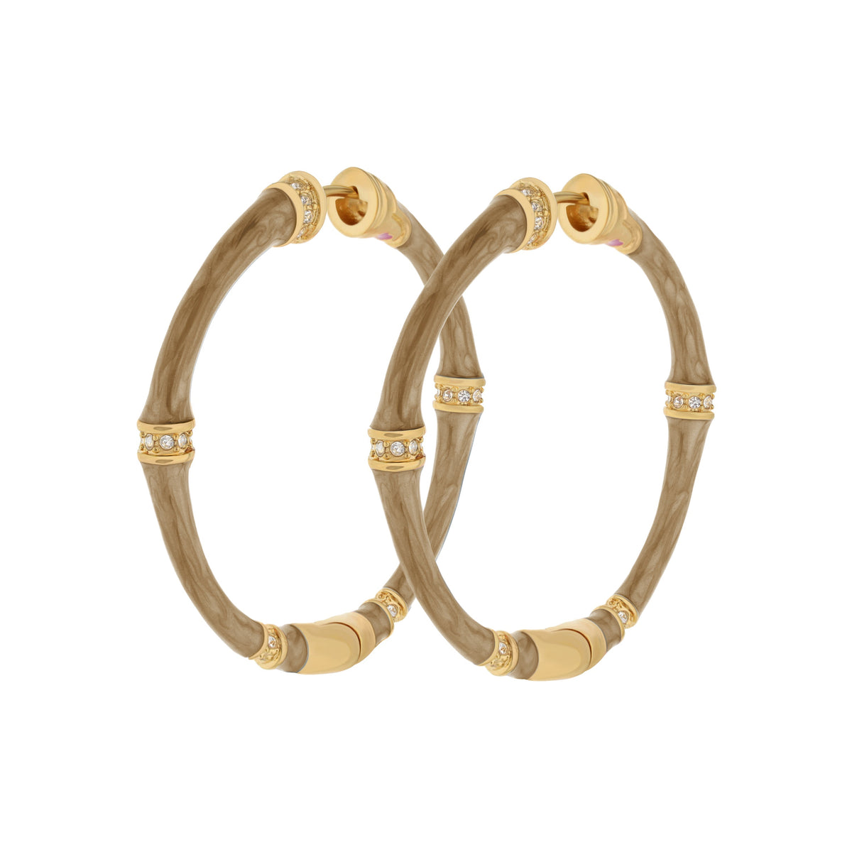 Bamboo Earrings — Hoop