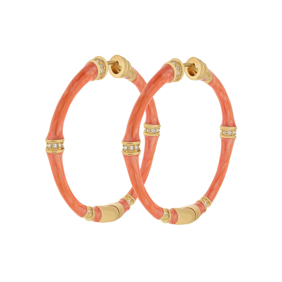 Bamboo Earrings — Hoop