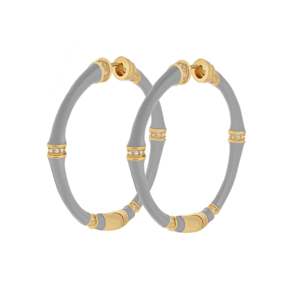 Bamboo Earrings — Hoop