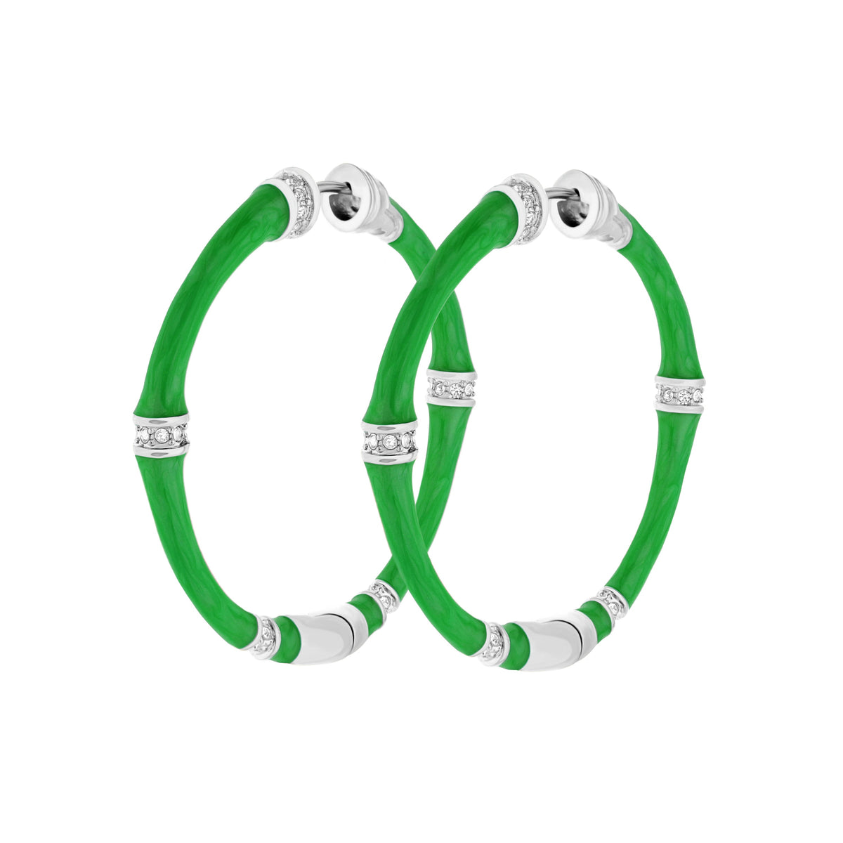 Bamboo Earrings — Hoop