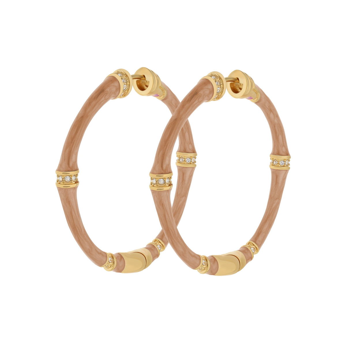 Bamboo Earrings — Hoop