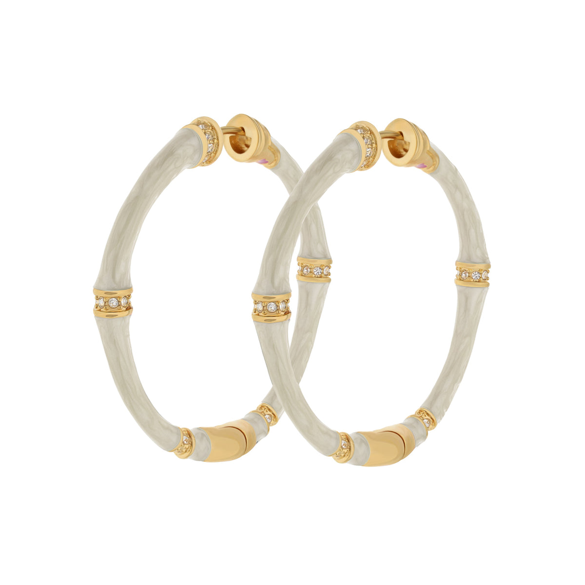 Bamboo Earrings — Hoop