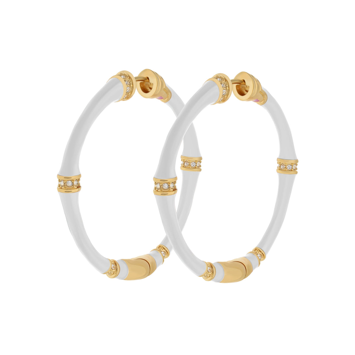 Bamboo Earrings — Hoop