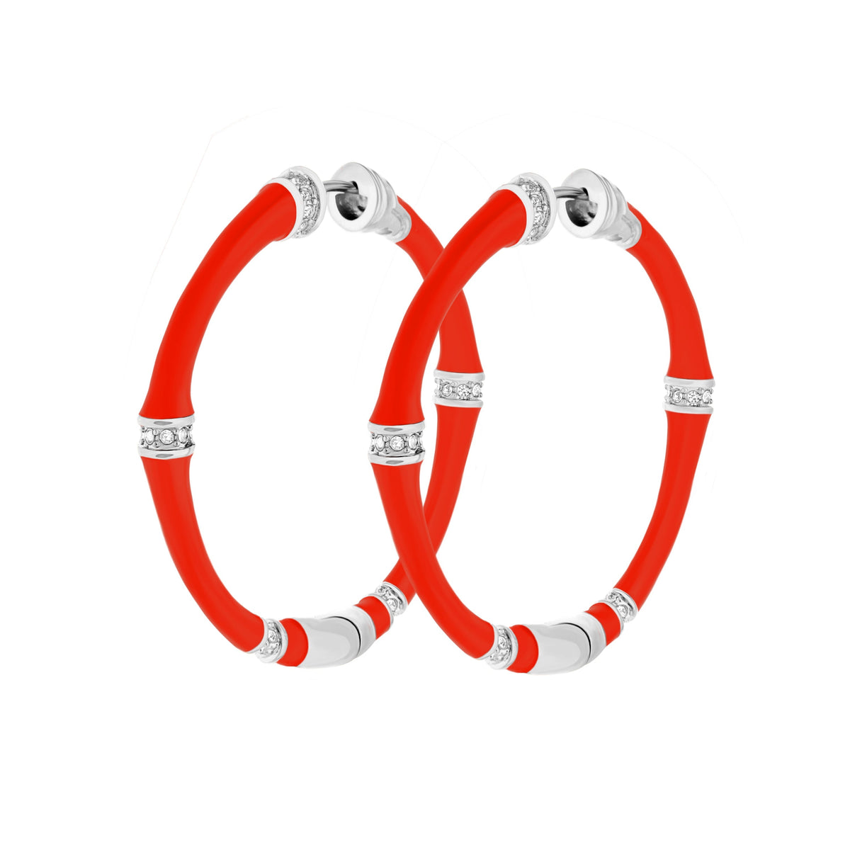Bamboo Earrings — Hoop