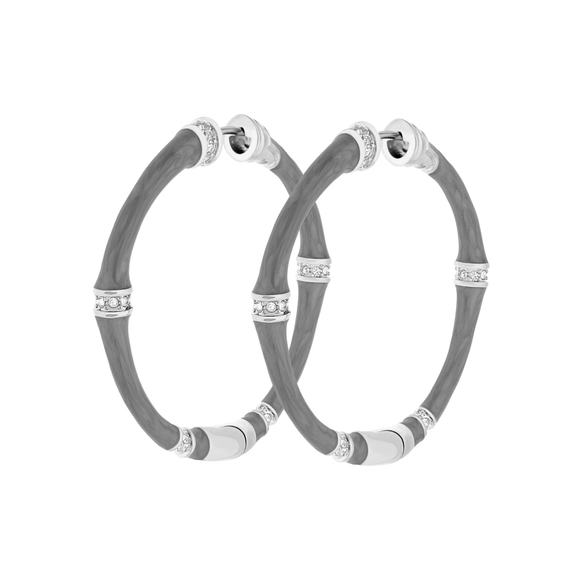 Bamboo Earrings — Hoop