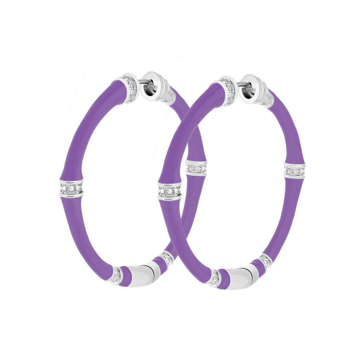 Bamboo Earrings — Hoop