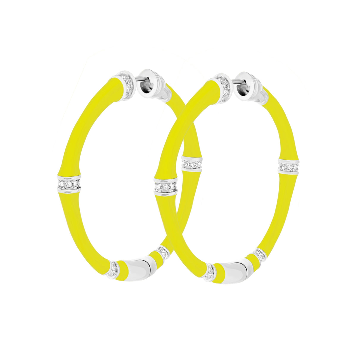 Bamboo Earrings — Hoop