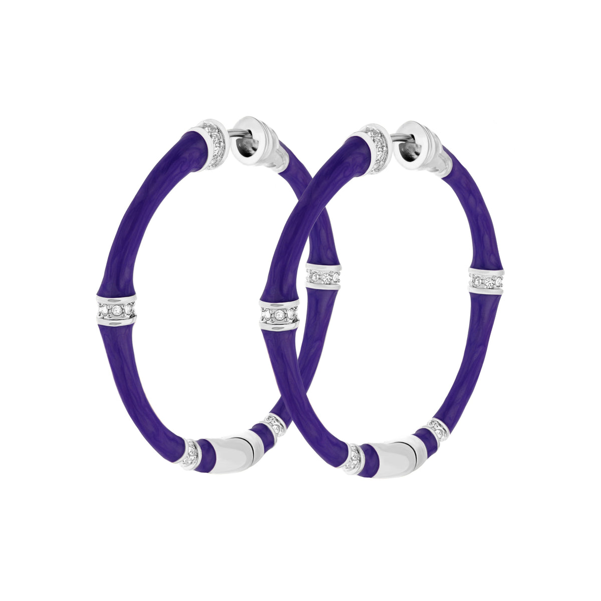 Bamboo Earrings — Hoop