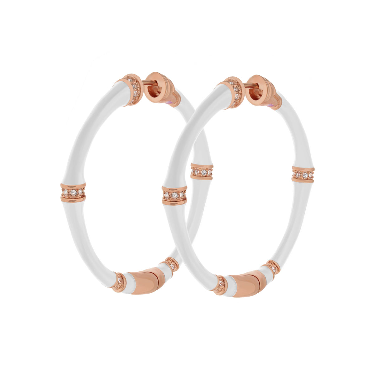Bamboo Earrings — Hoop