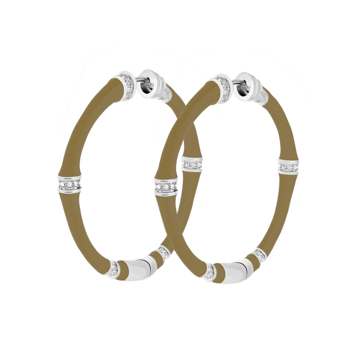 Bamboo Earrings — Hoop