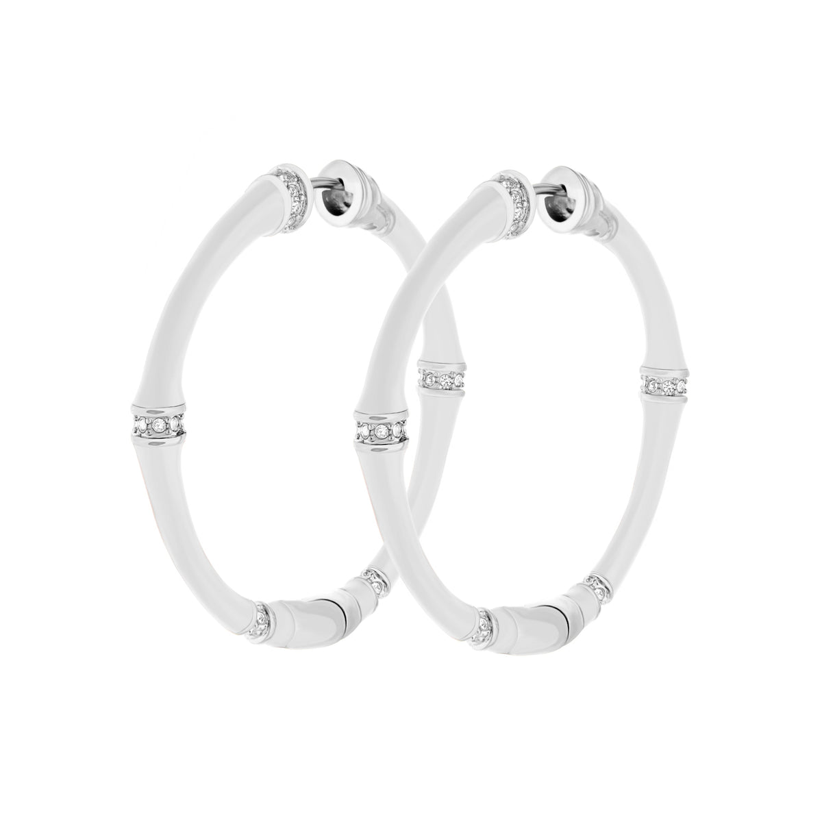 Bamboo Earrings — Hoop