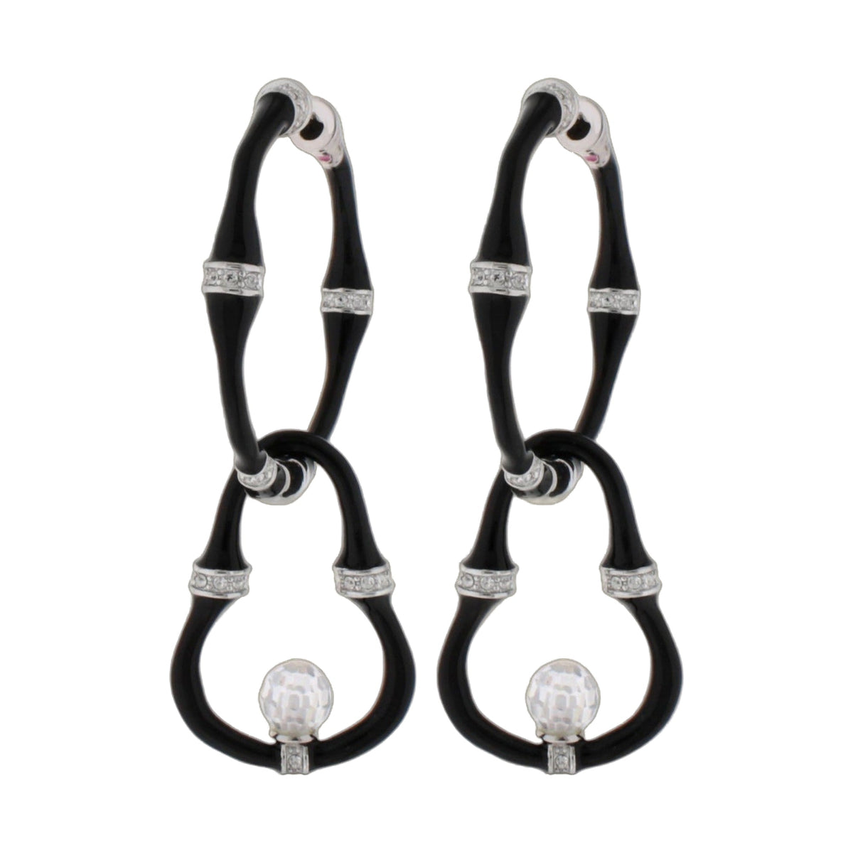 Bamboo Earrings — Bead Drop