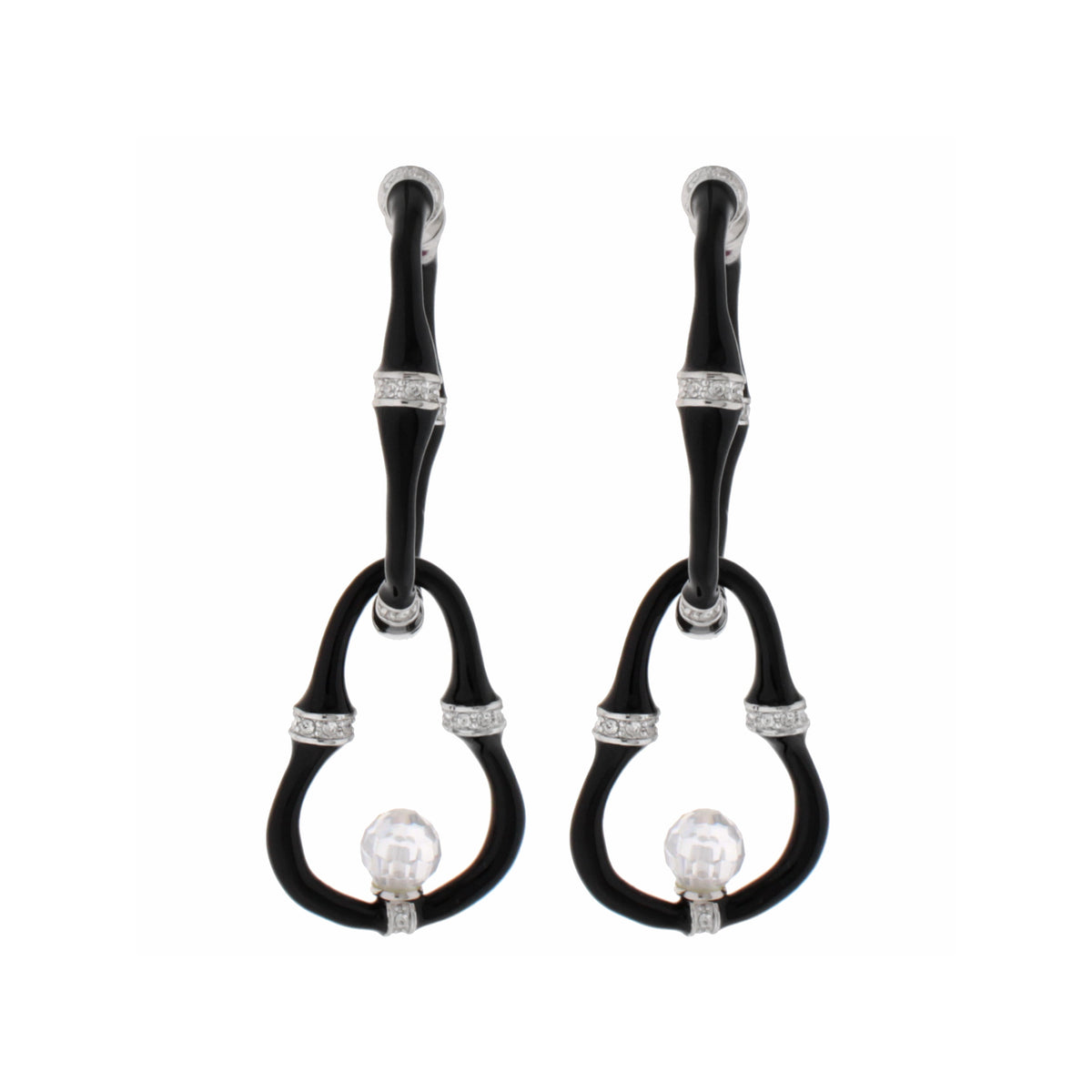Bamboo Earrings — Bead Drop