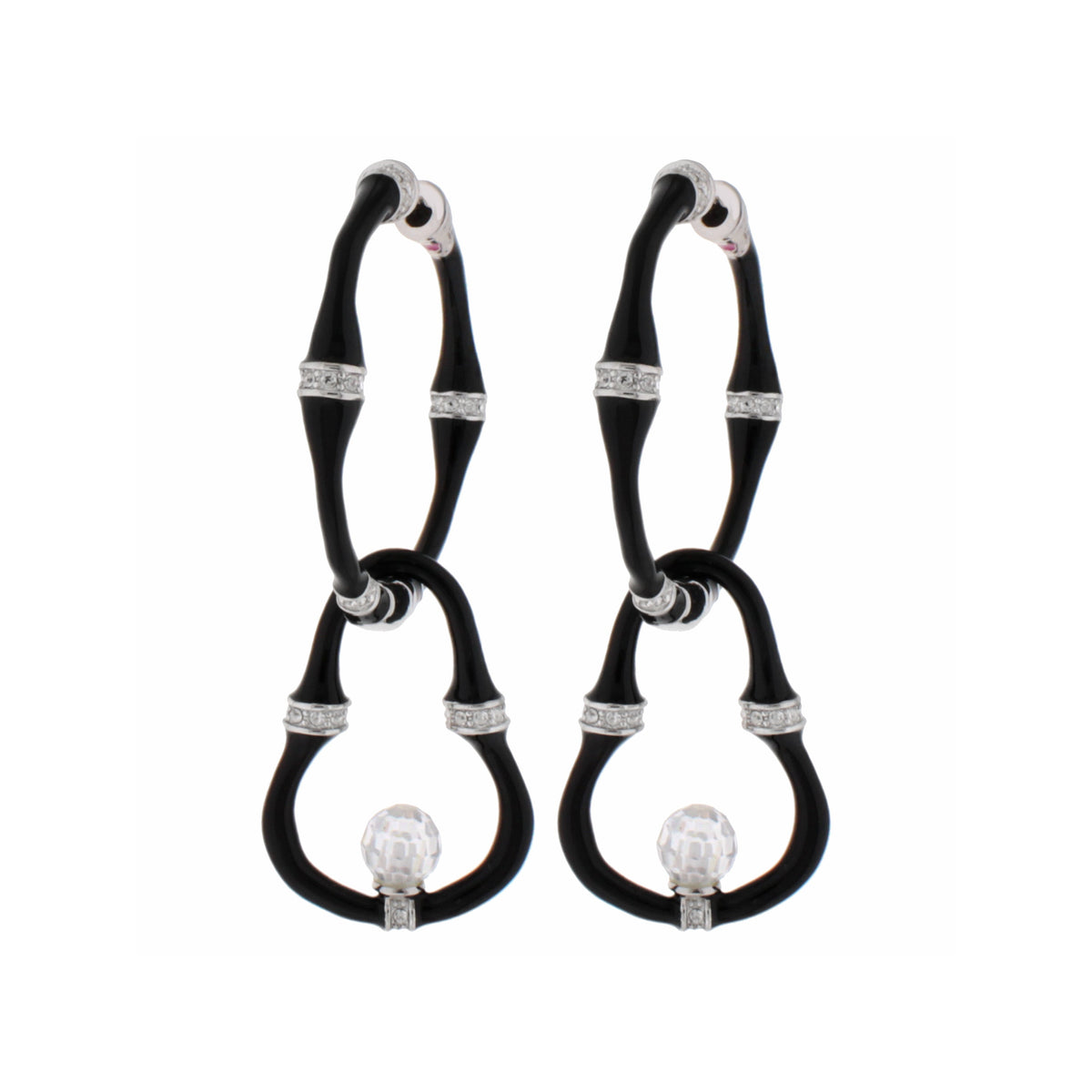 Bamboo Earrings — Bead Drop