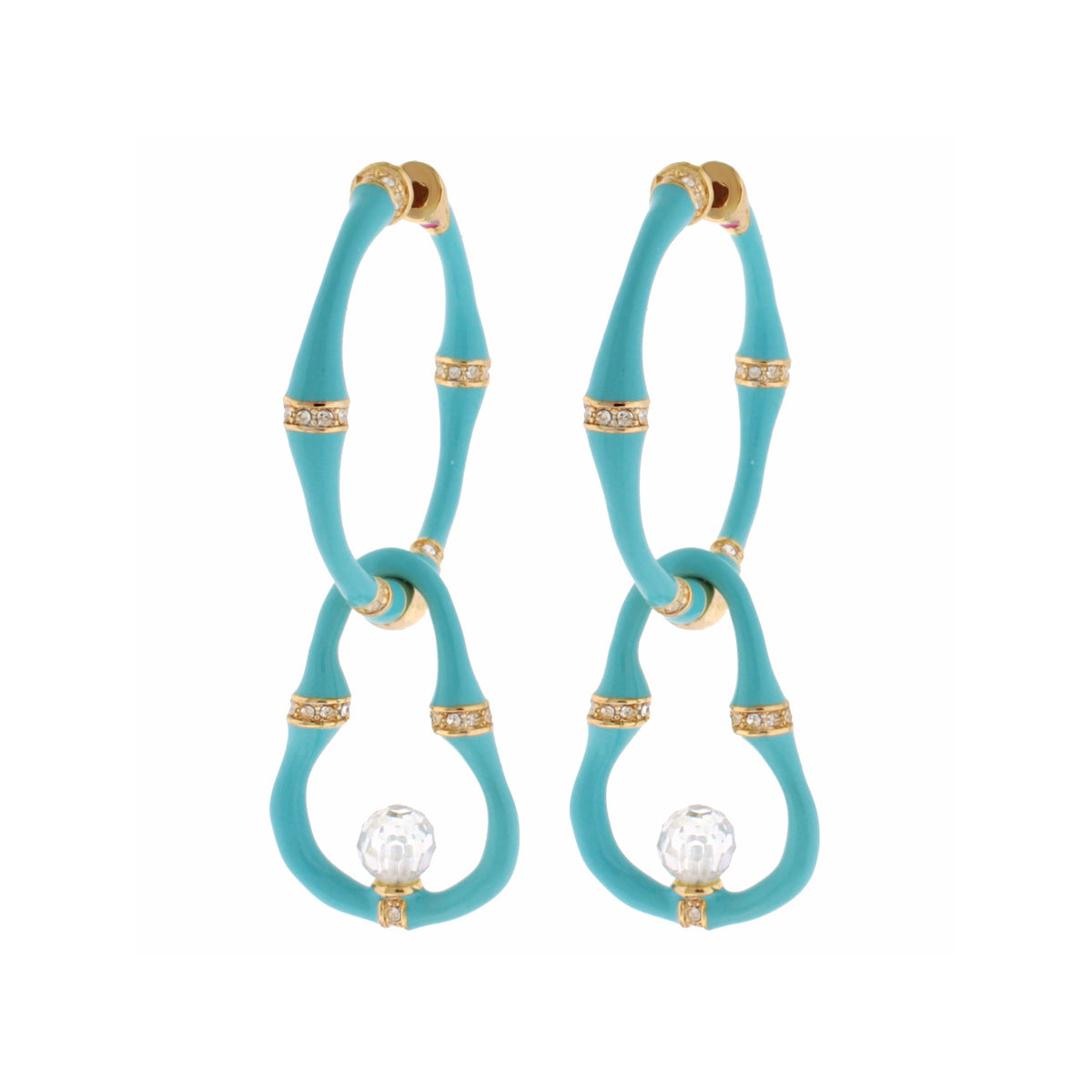 Bamboo Earrings — Bead Drop