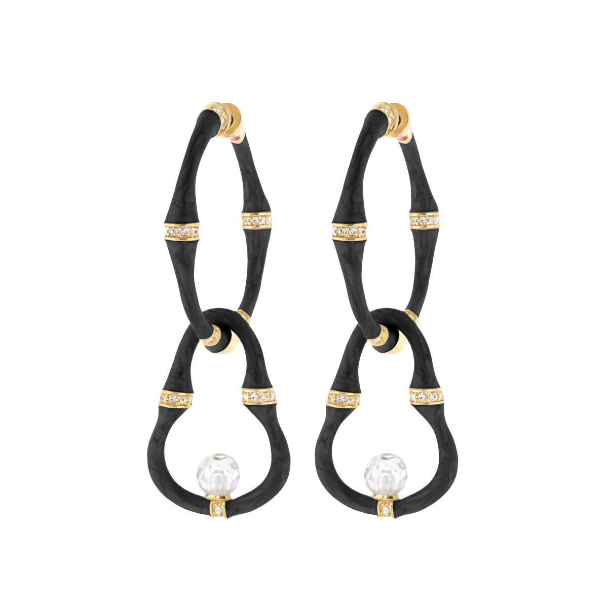 Bamboo Earrings — Bead Drop
