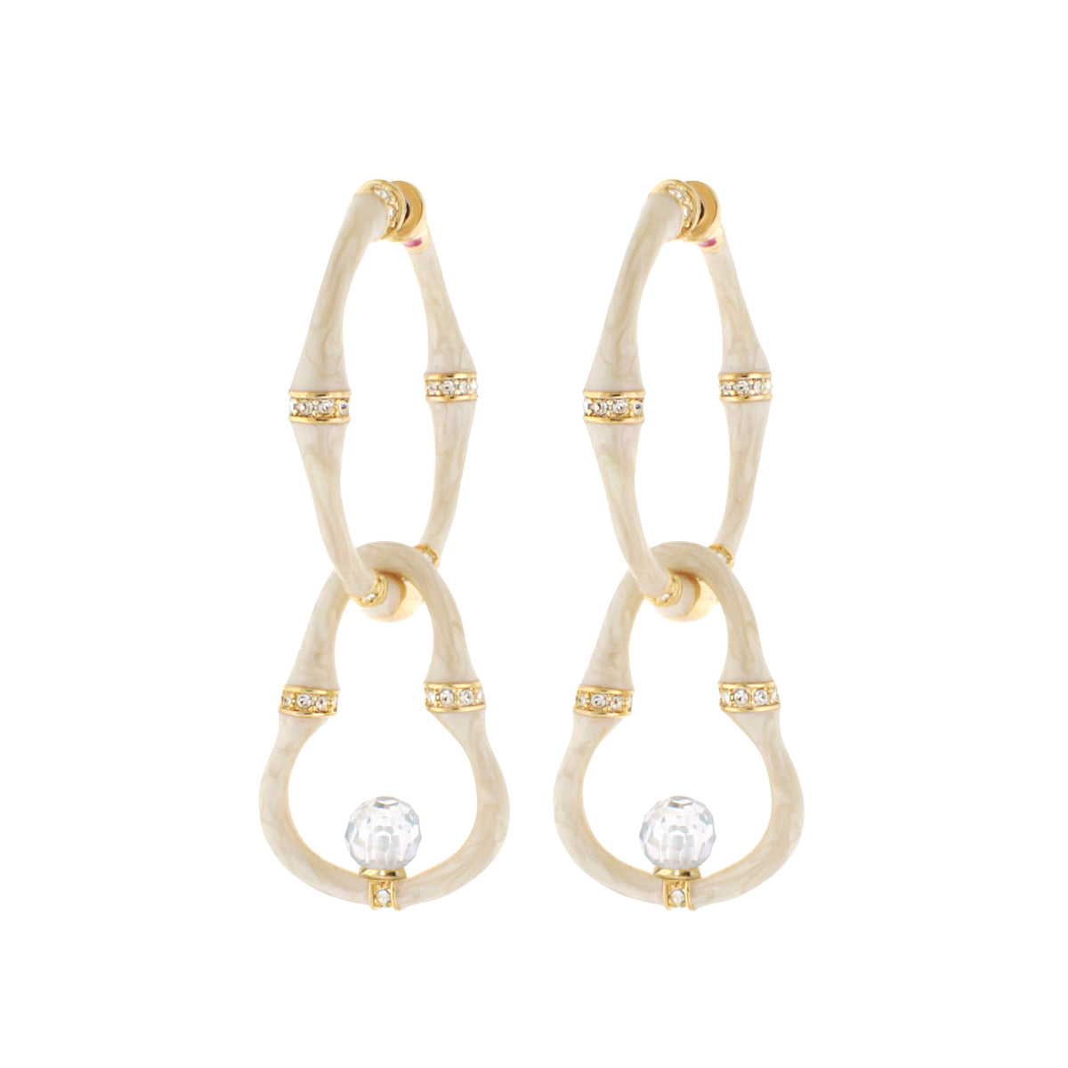 Bamboo Earrings — Bead Drop