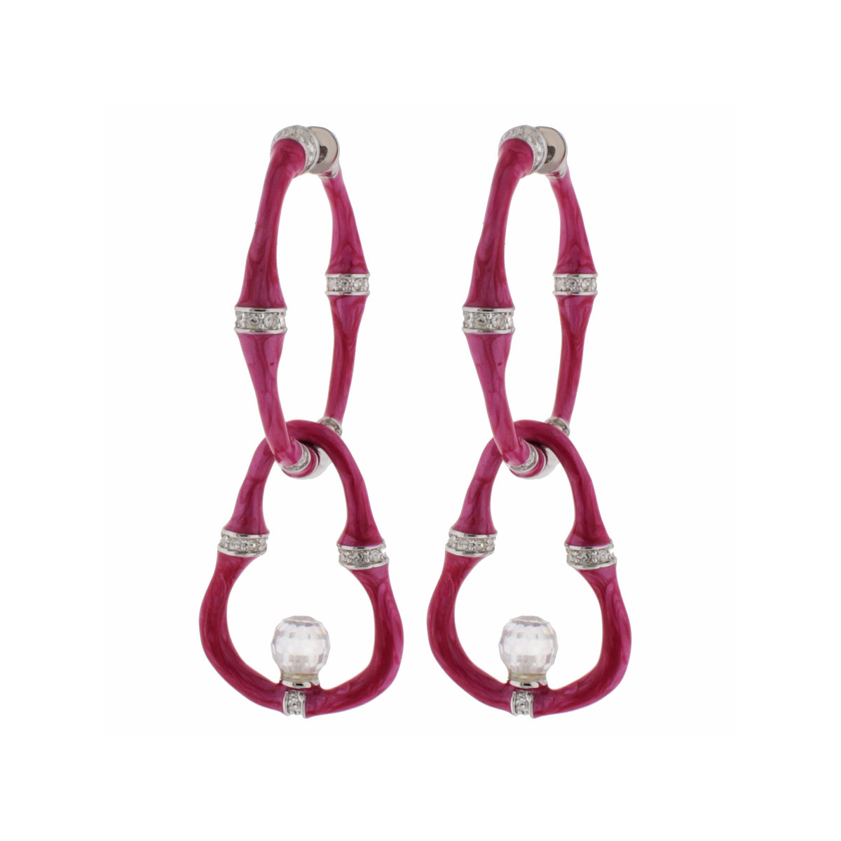 Bamboo Earrings — Bead Drop