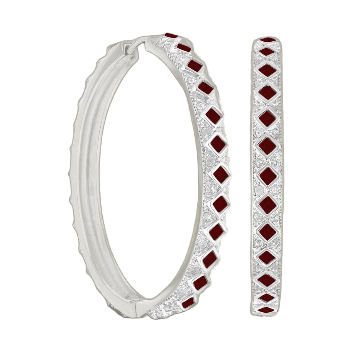 Crystal Hoop Earrings