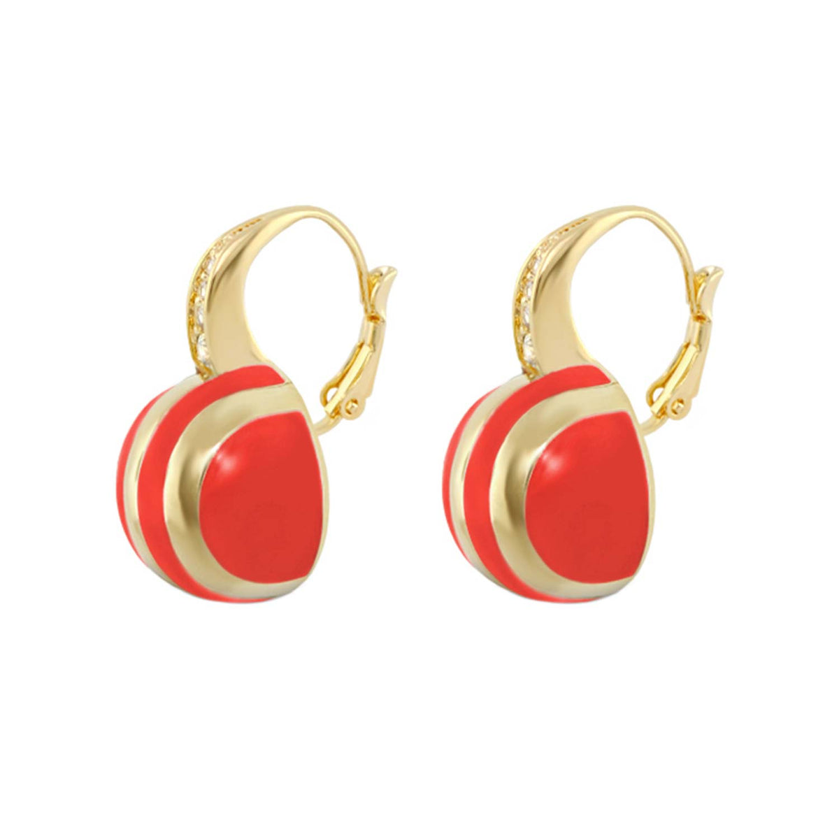 Bamboo Striped Earrings
