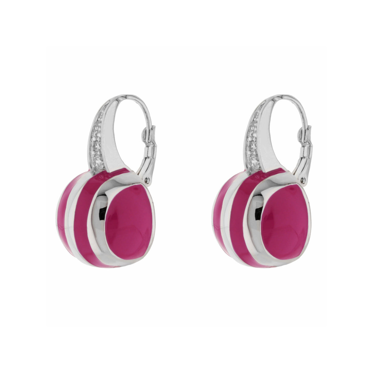Bamboo Striped Earrings