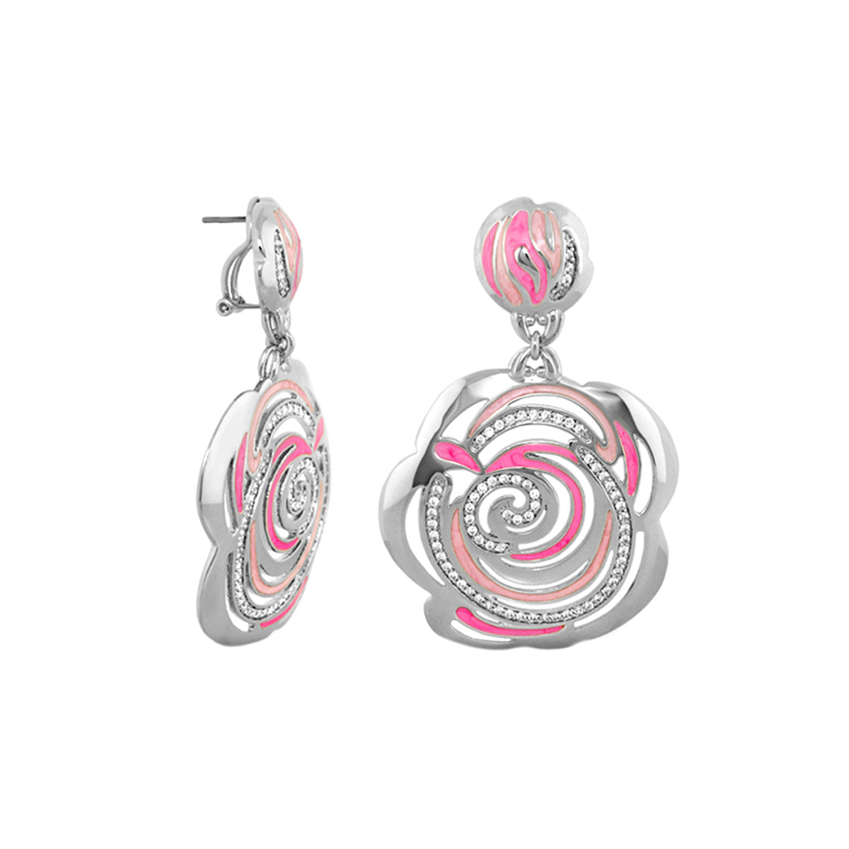 Rose Flower Earrings