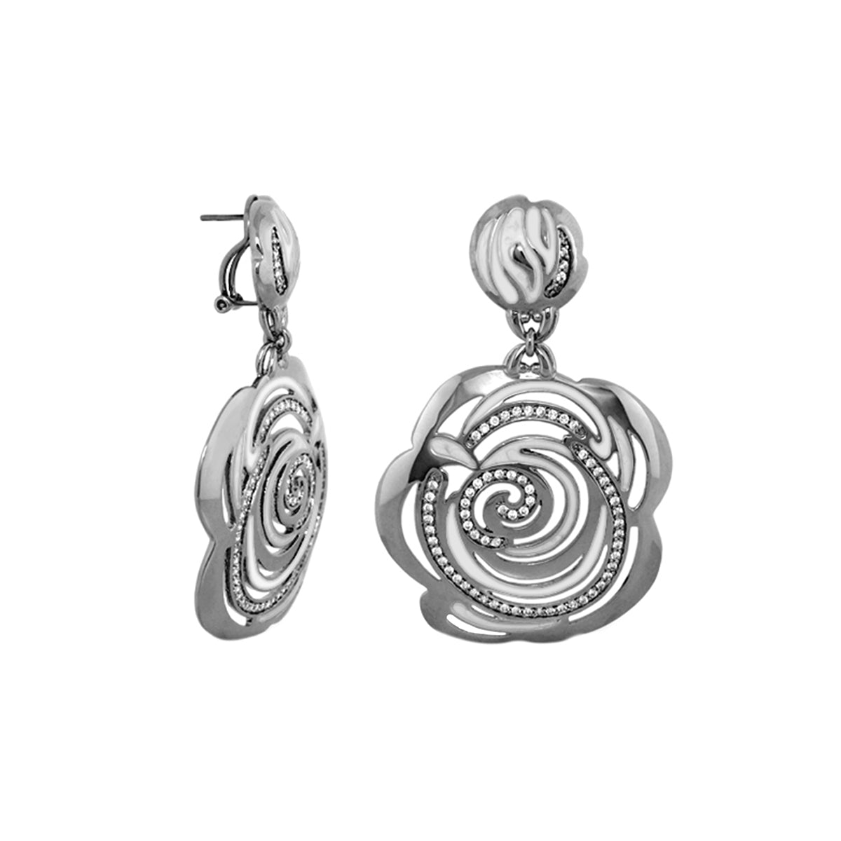 Rose Flower Earrings