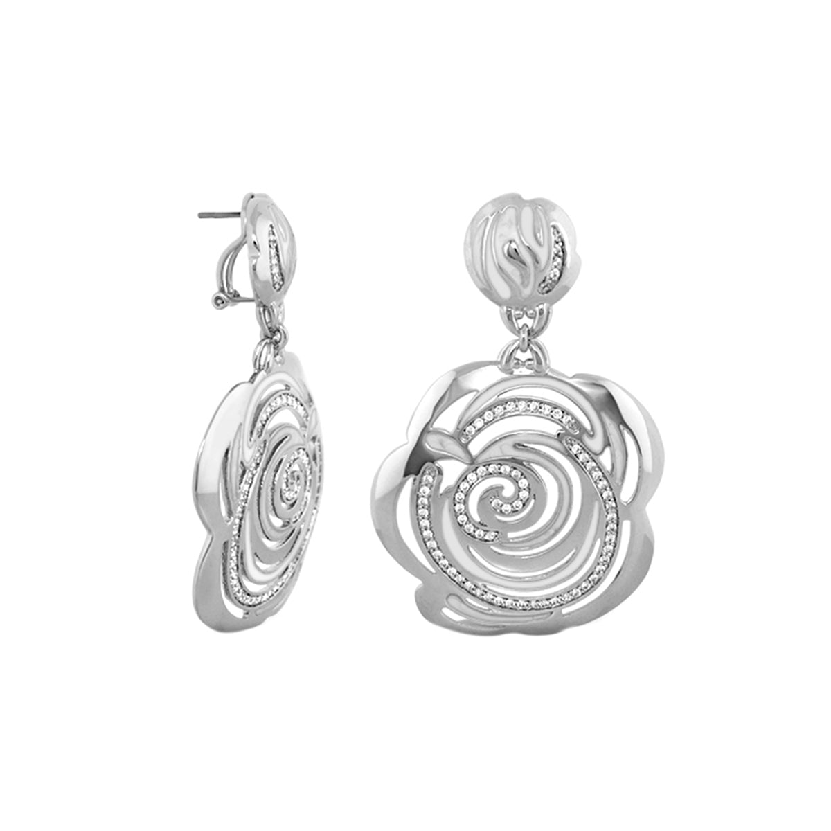 Rose Flower Earrings