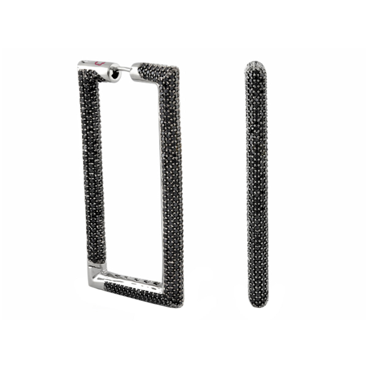 Shimmer and Glimmer Rectangle Earrings