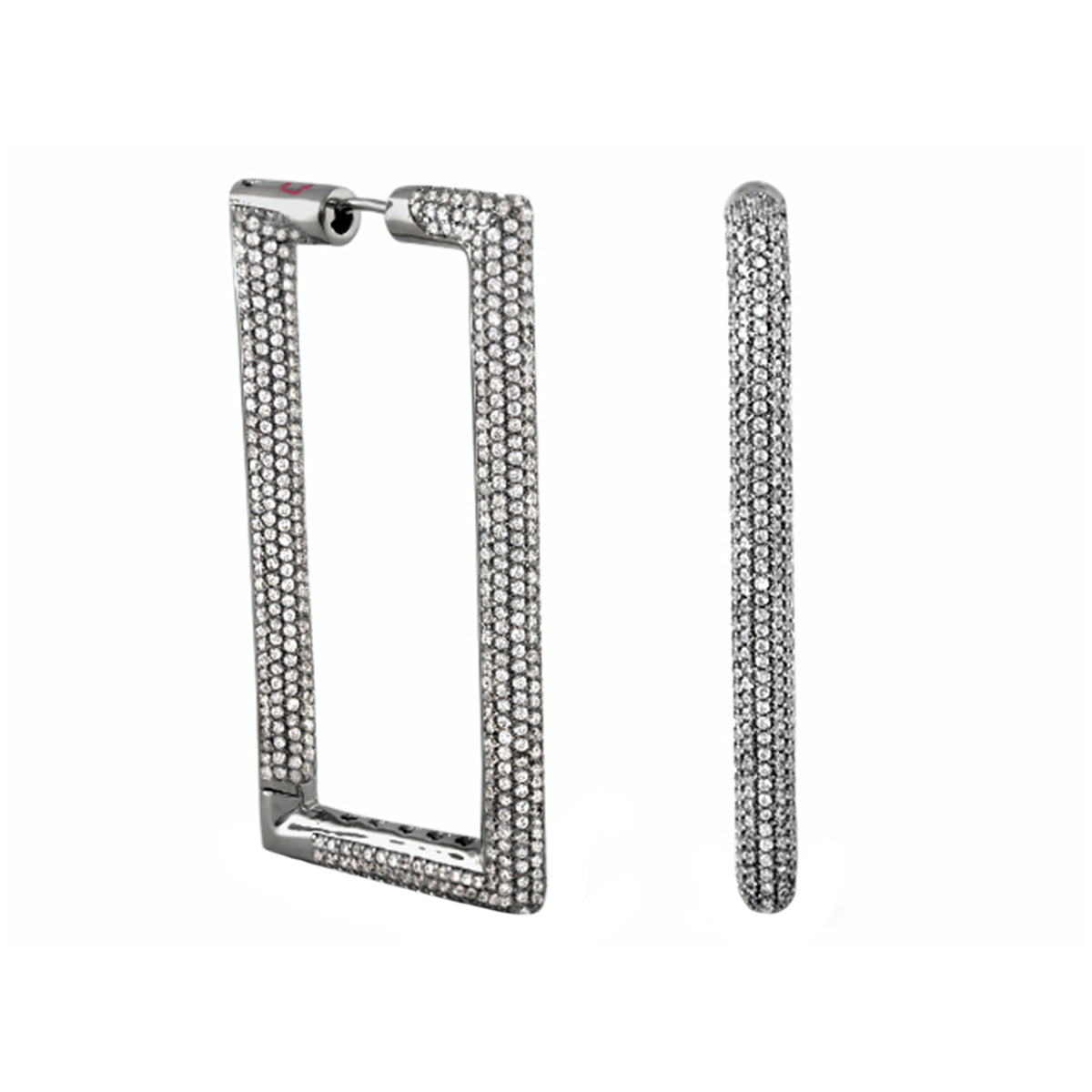 Shimmer and Glimmer Rectangle Earrings