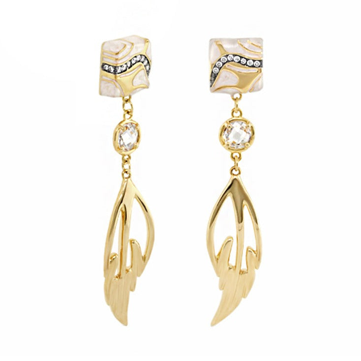 Rock My Swirl Earring