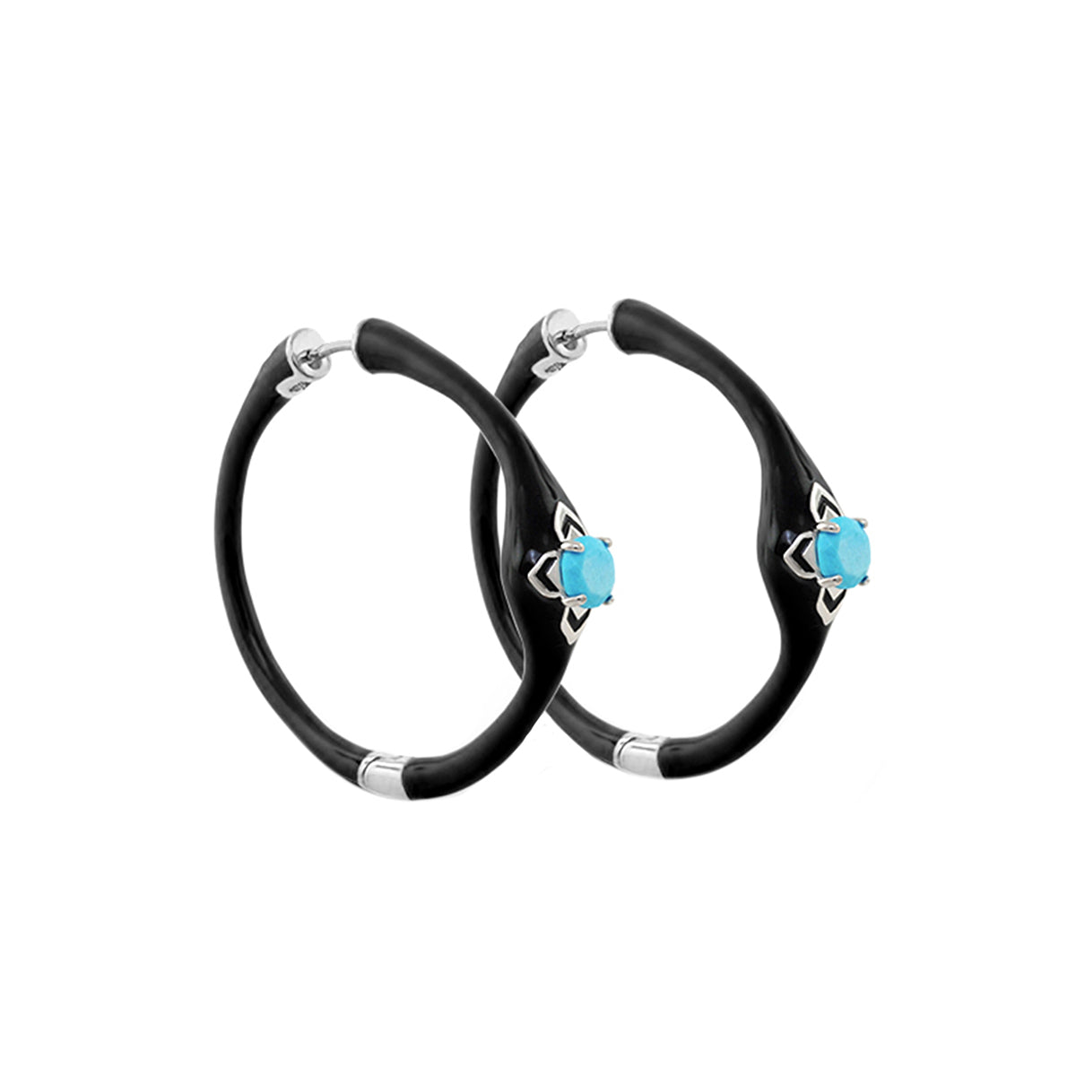 Starry Nights Hoop Earrings