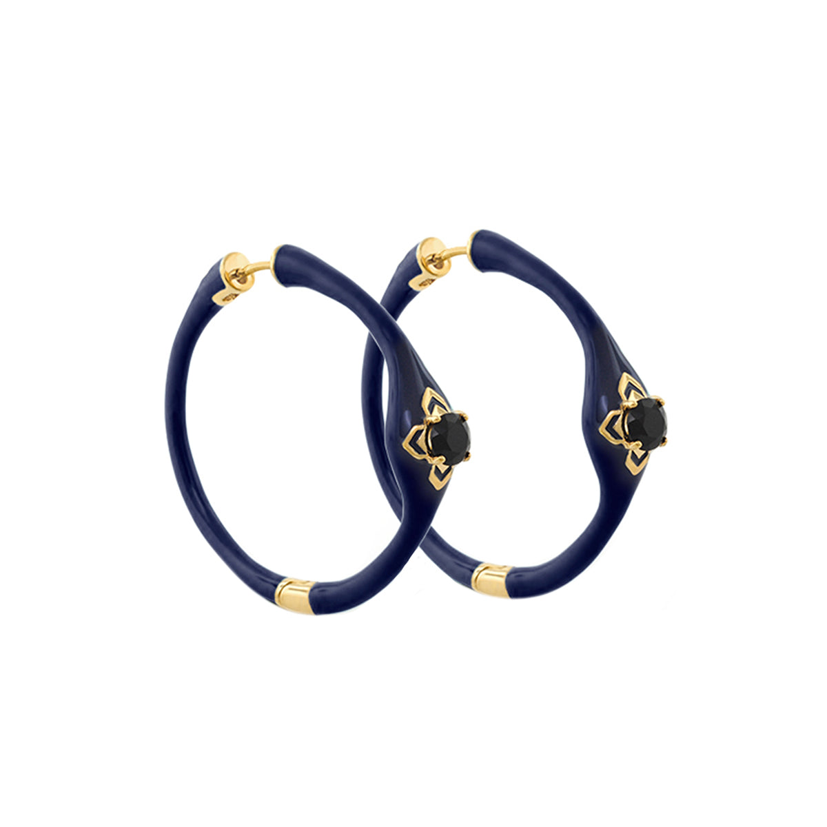 Starry Nights Hoop Earrings