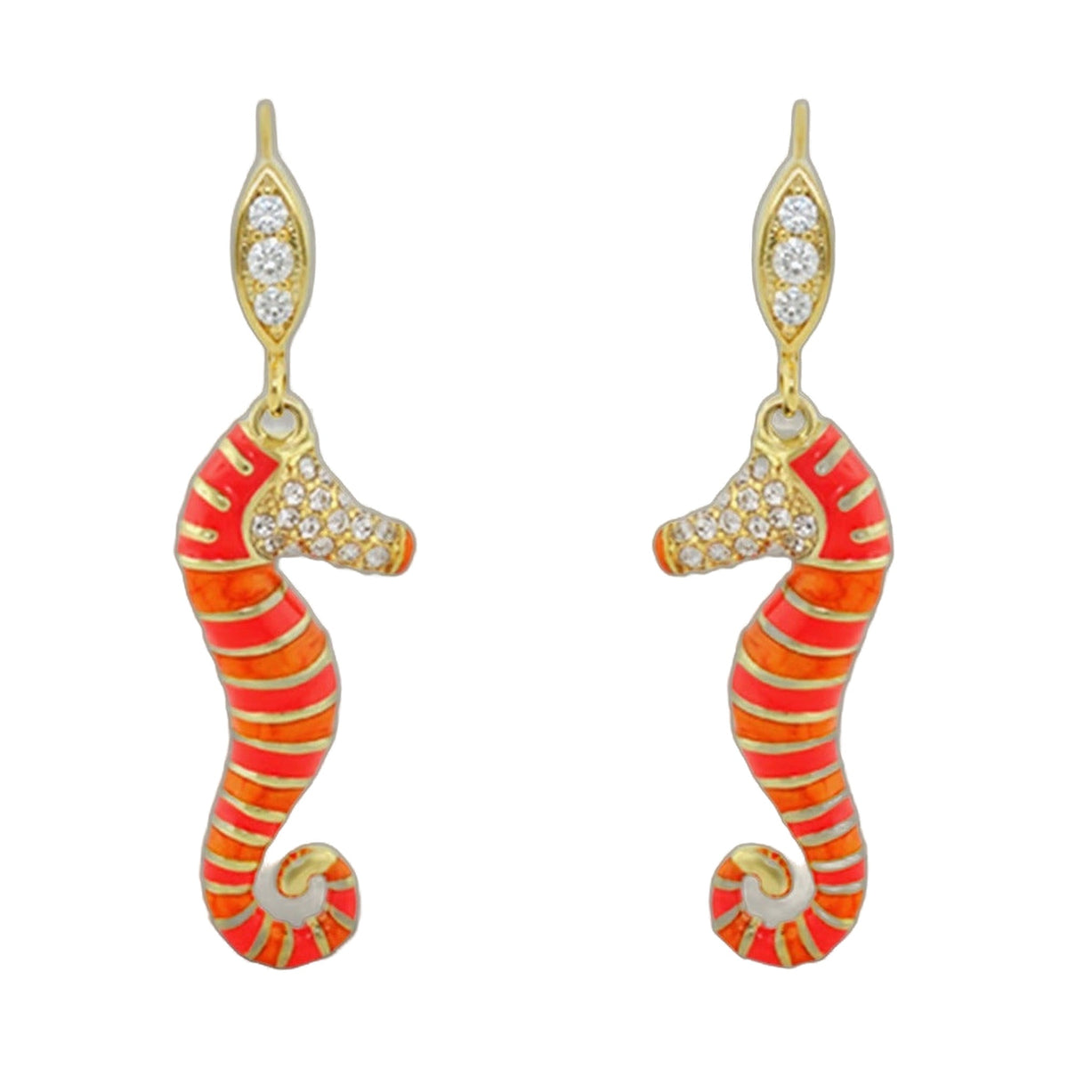 Eau Seahorse Earrings