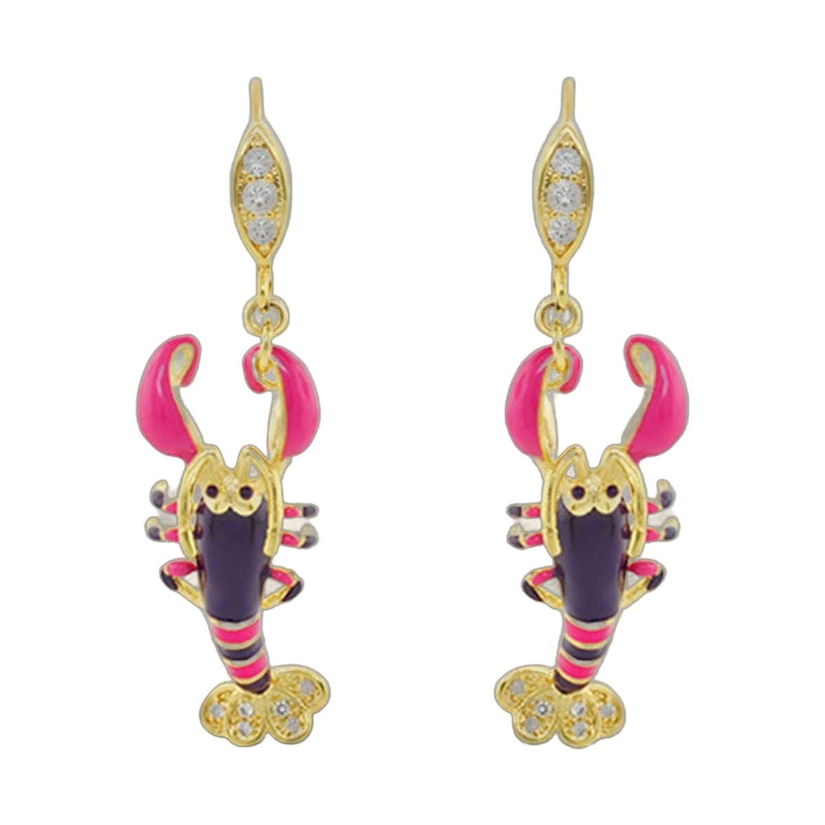 Eau Lobster Earrings
