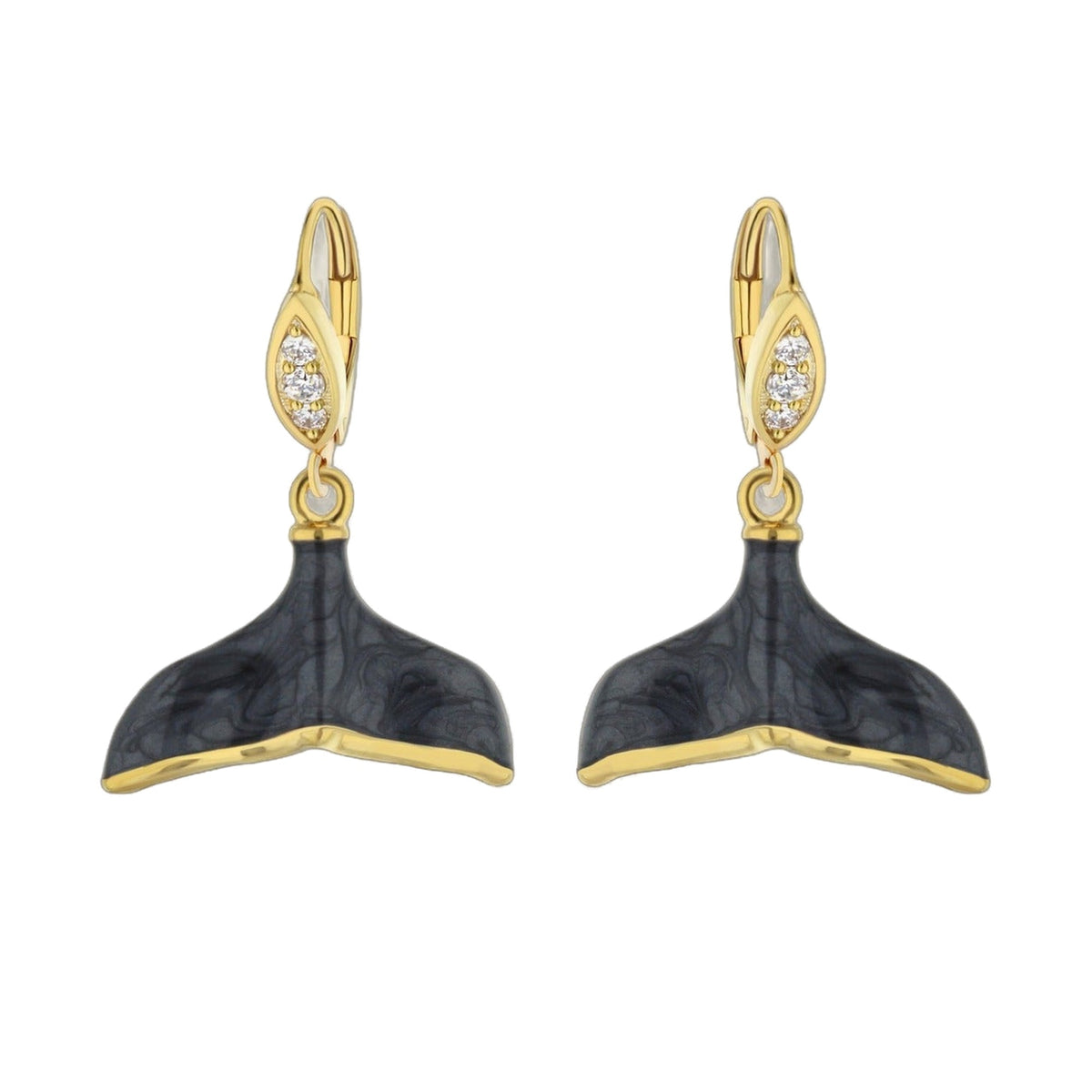 Whale Tail Earrings