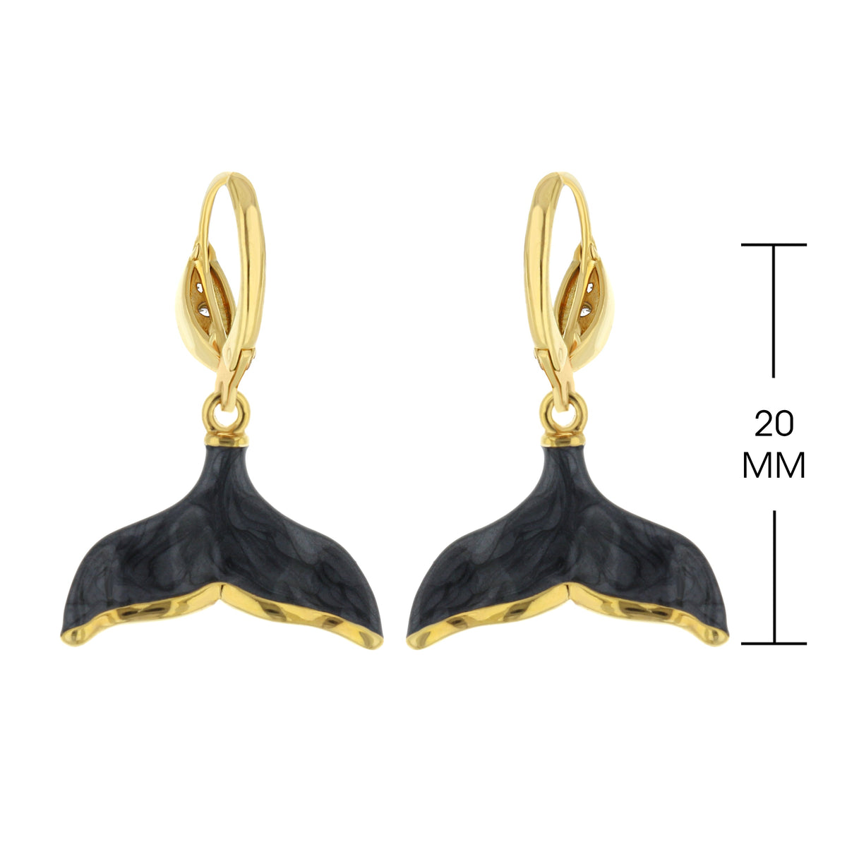 Whale Tail Earrings