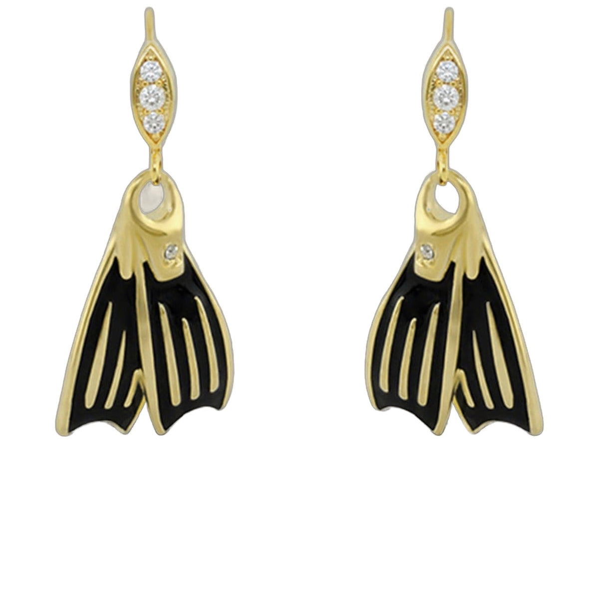Eau Swimming Fins Earrings