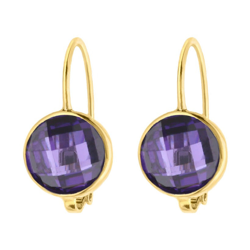 June Birthstone Color Earrings