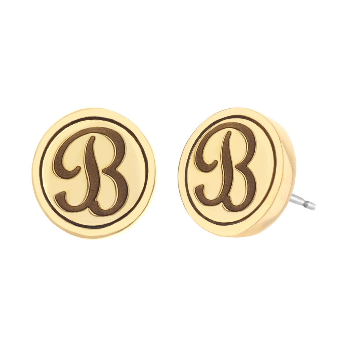 Initial B Earring