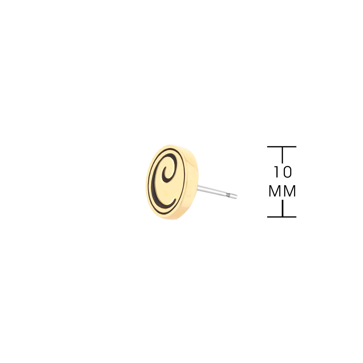 Initial C Earring