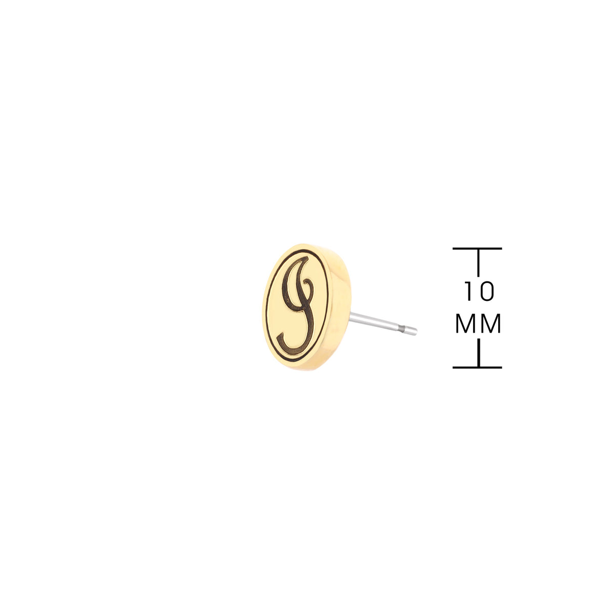 Initial I Earring