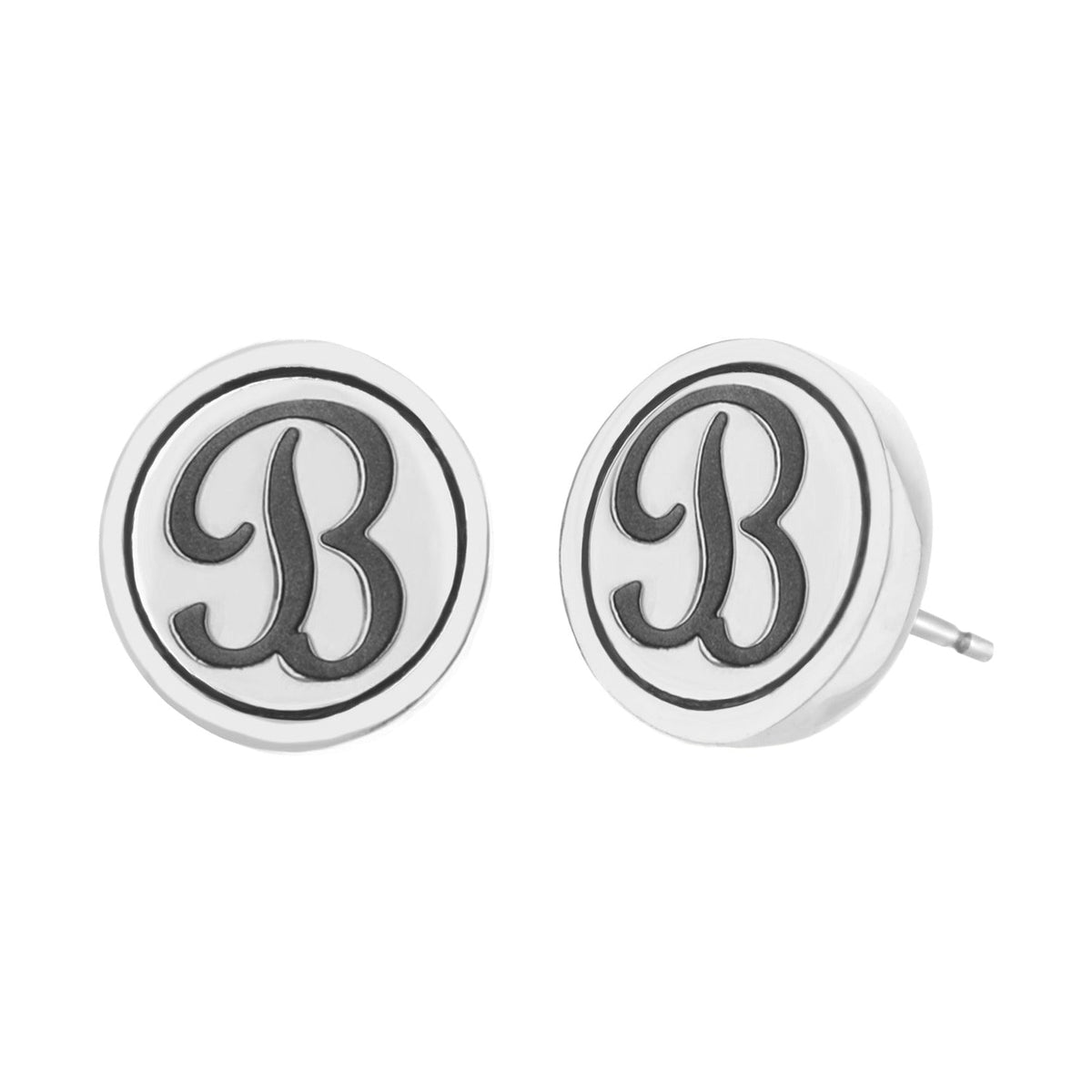 Initial B Earring