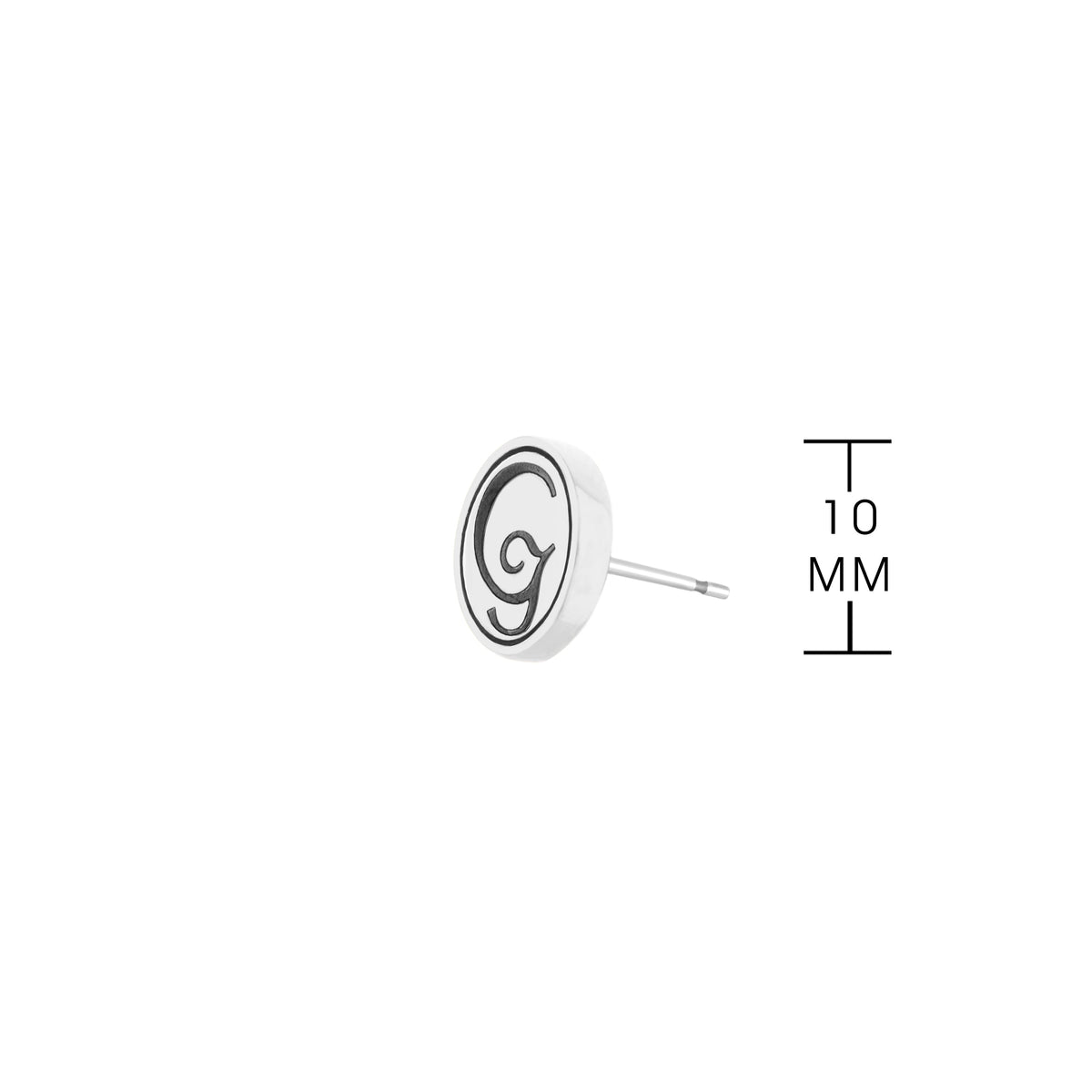 Initial G Earring