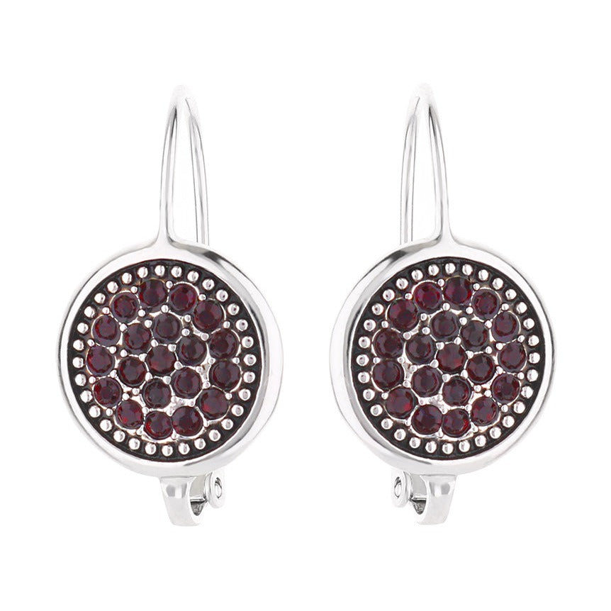 January Birthstone Color Earrings